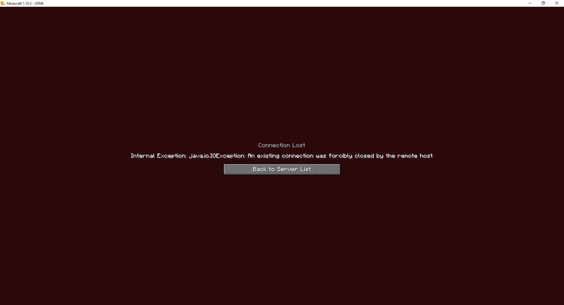 Players can't stay connected · Issue #1911 · AllTheMods/ATM-6 · GitHub