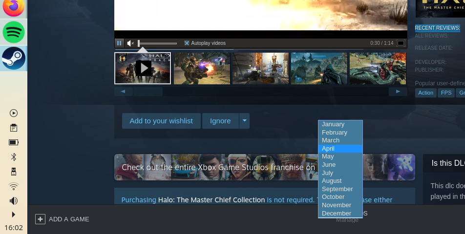 Dropdown Menu