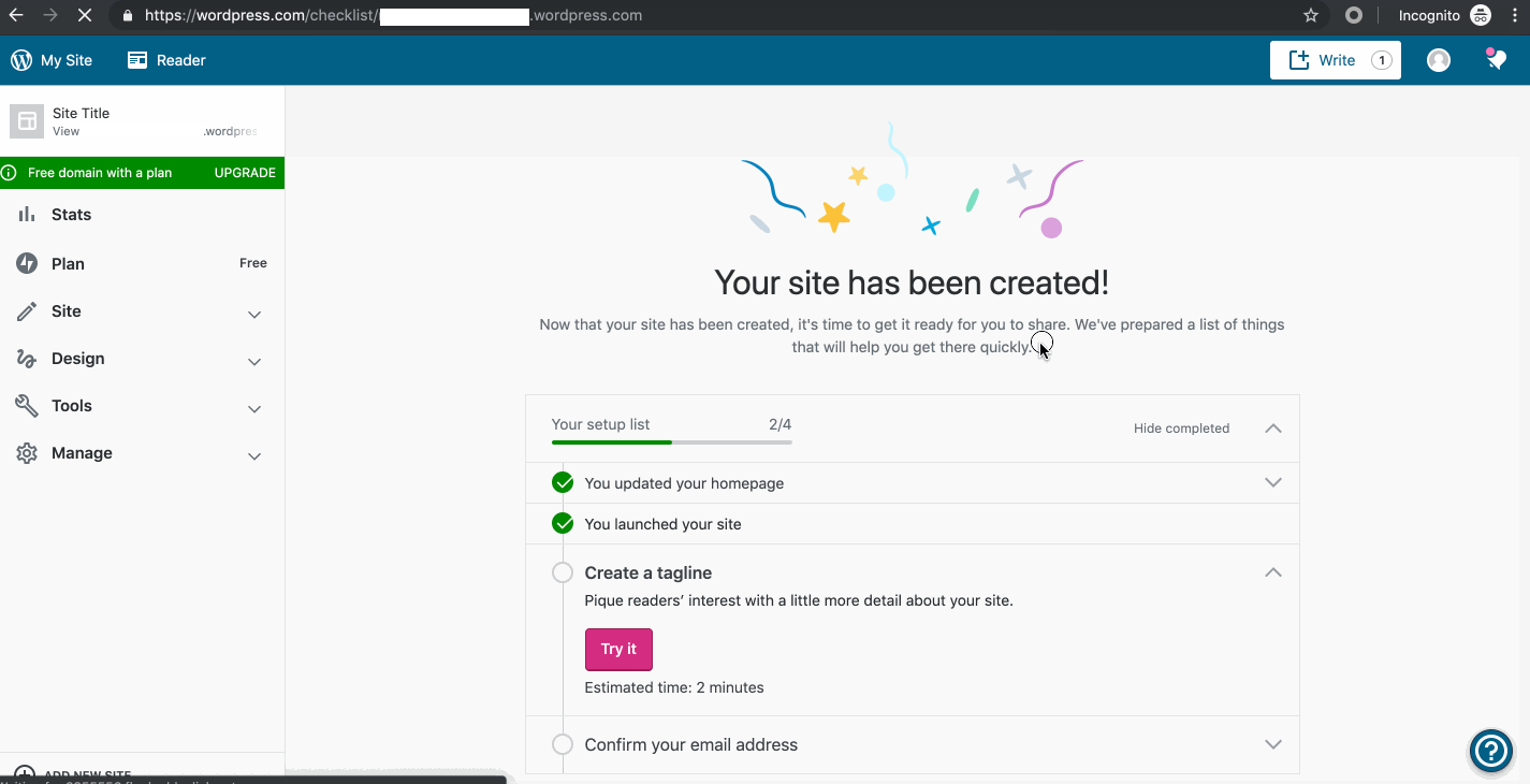 calypso-checklist-postsignup