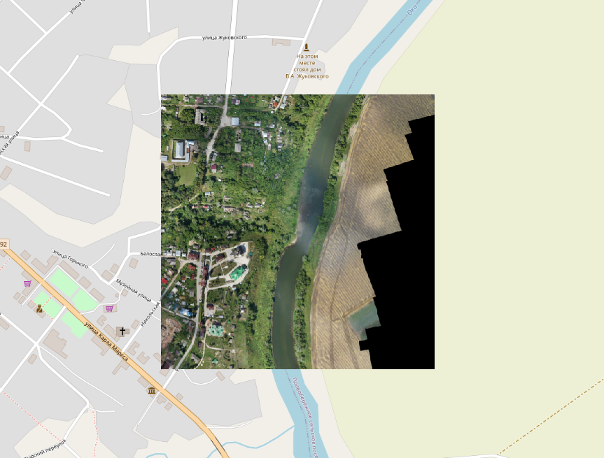Zoom out interaction breaks web map with GeoTIFF · Issue #13053 ...
