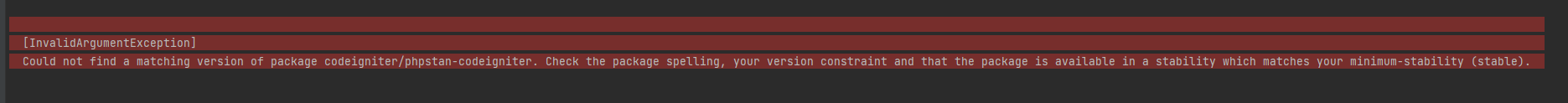 Missing tag · Issue #1 · CodeIgniter/phpstan-codeigniter · GitHub