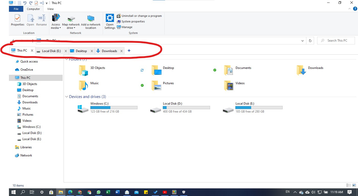 Need a File manager Extension to create TABS in the same windows! · Issue 11911 · microsoft