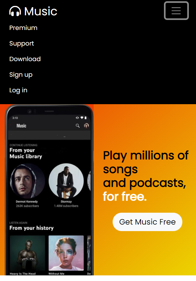 GitHub - asmrayat/Music-Website: Live link