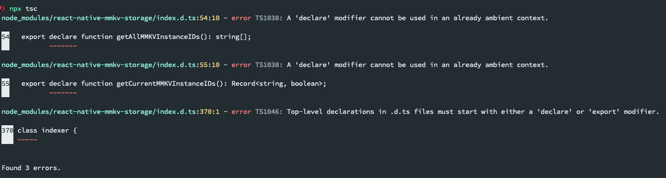 [Bug] TypeScript compilation · Issue #187 · ammarahm-ed/react-native ...