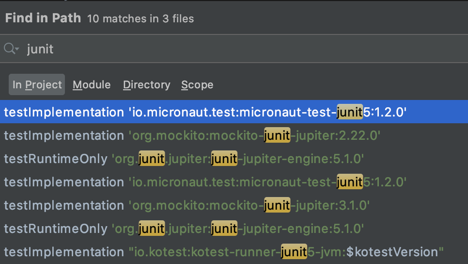 TestEngine with ID 'kotest' failed to execute tests · Issue 1541