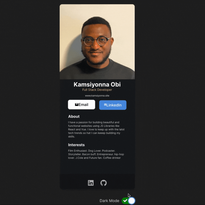 GitHub - KamsiyonnaObi/digital-business-cards: Digital Business Cards ...