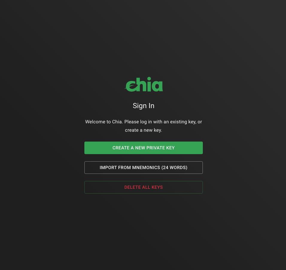[Bug] Key list missing from initial GUI screen · Issue #11176 · Chia ...