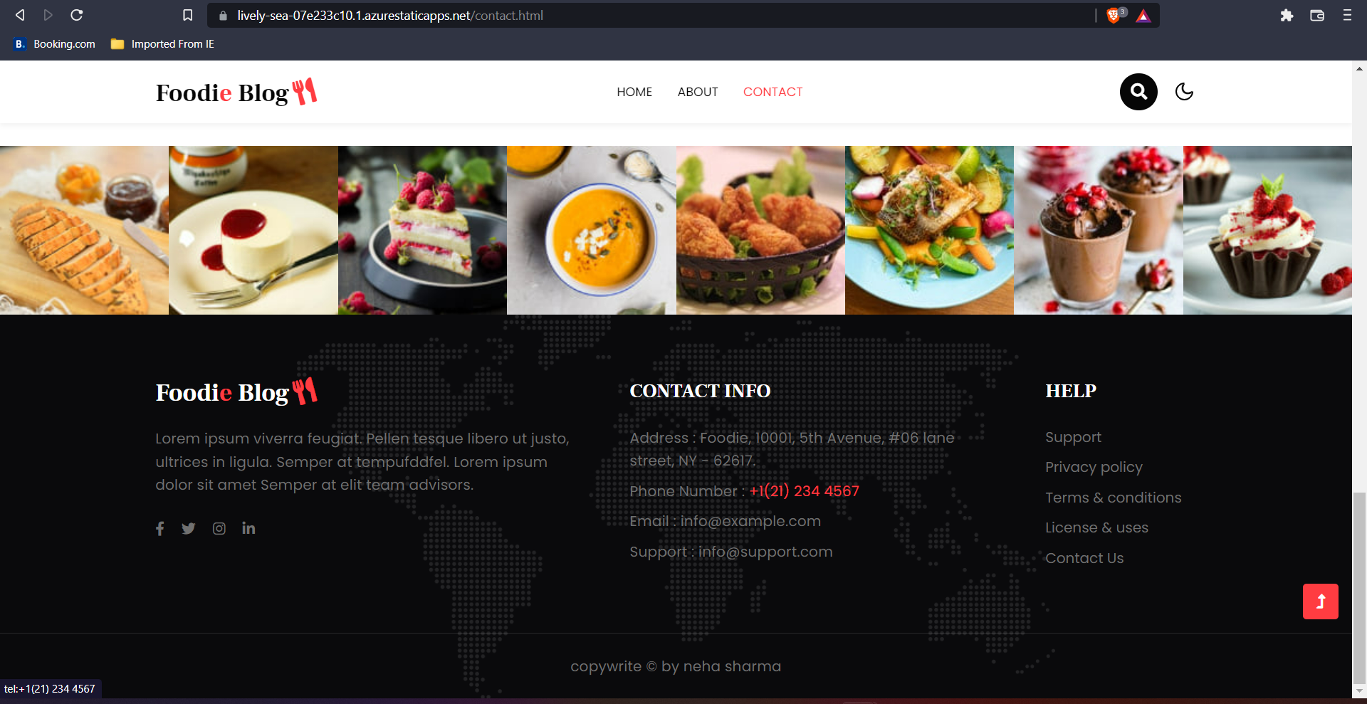 GitHub - Neha120903/Final_project-frt-: I have created a website using ...