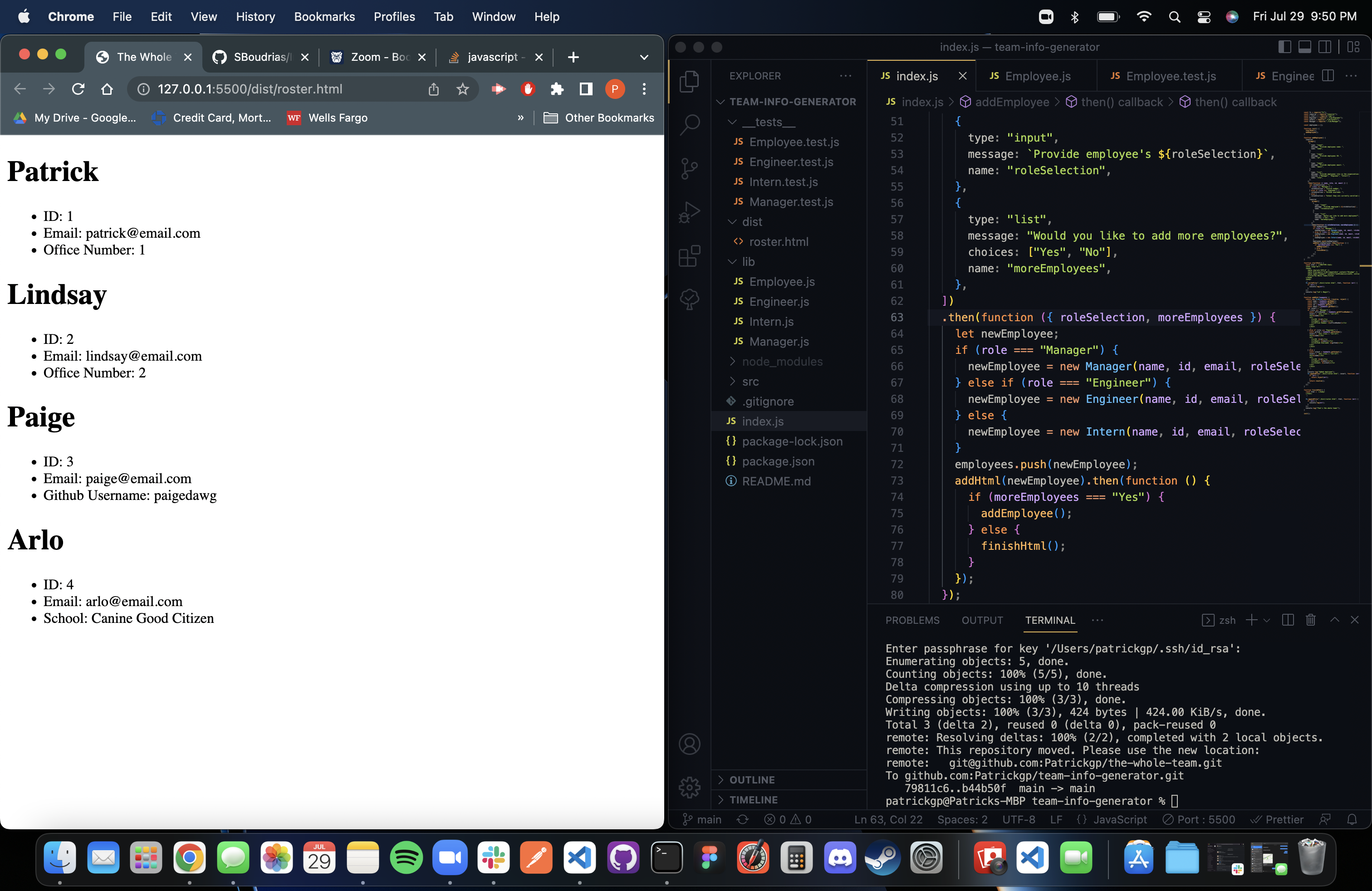 GitHub - Patrickgp/the-whole-team: Created to better manage employee ...