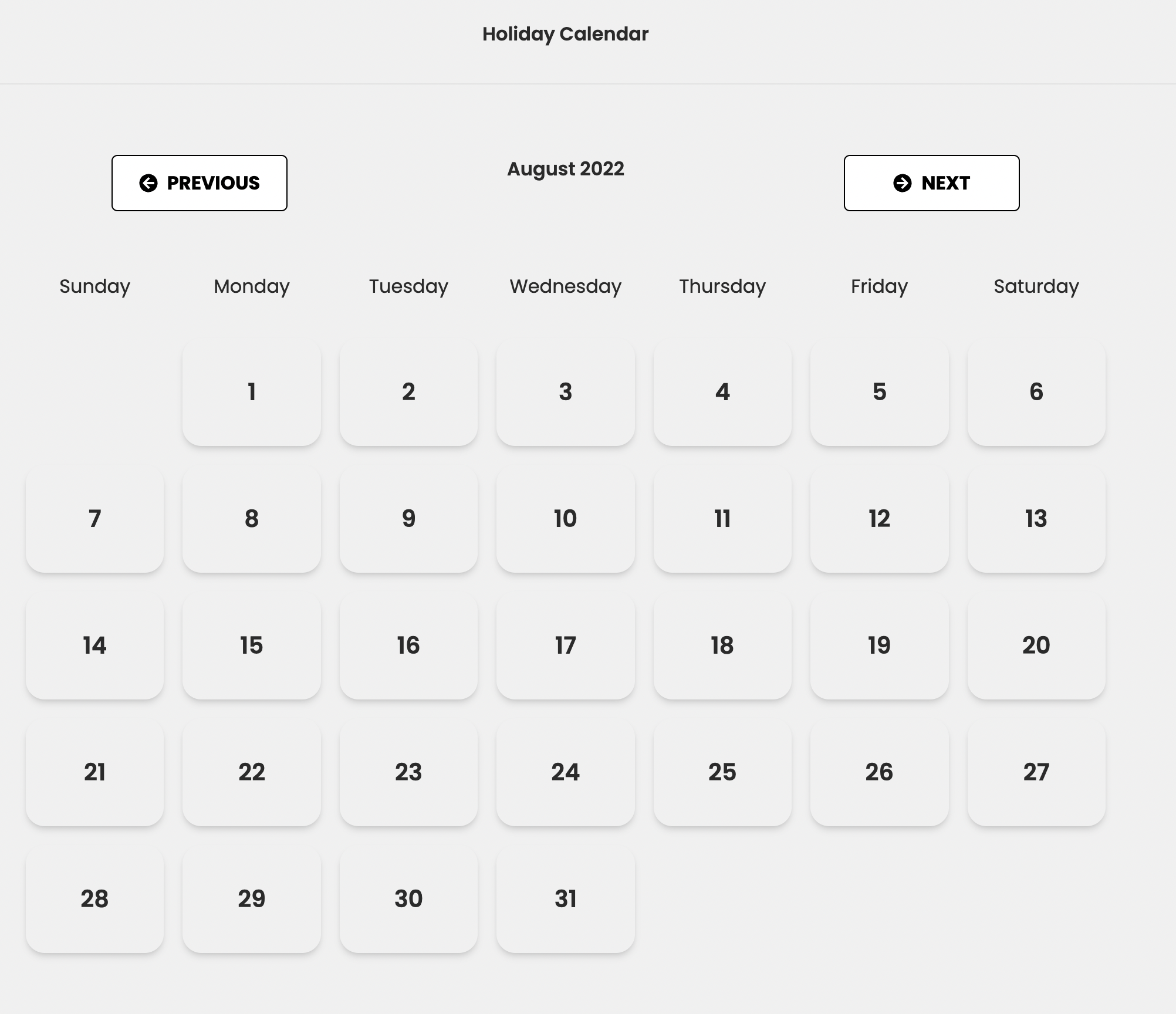 GitHub - ryan-spencer1220/public-holiday-calendar: Calendar application ...