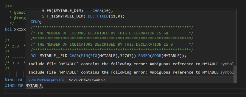 Problems with comments and comment length · Issue #135 · IBM ...