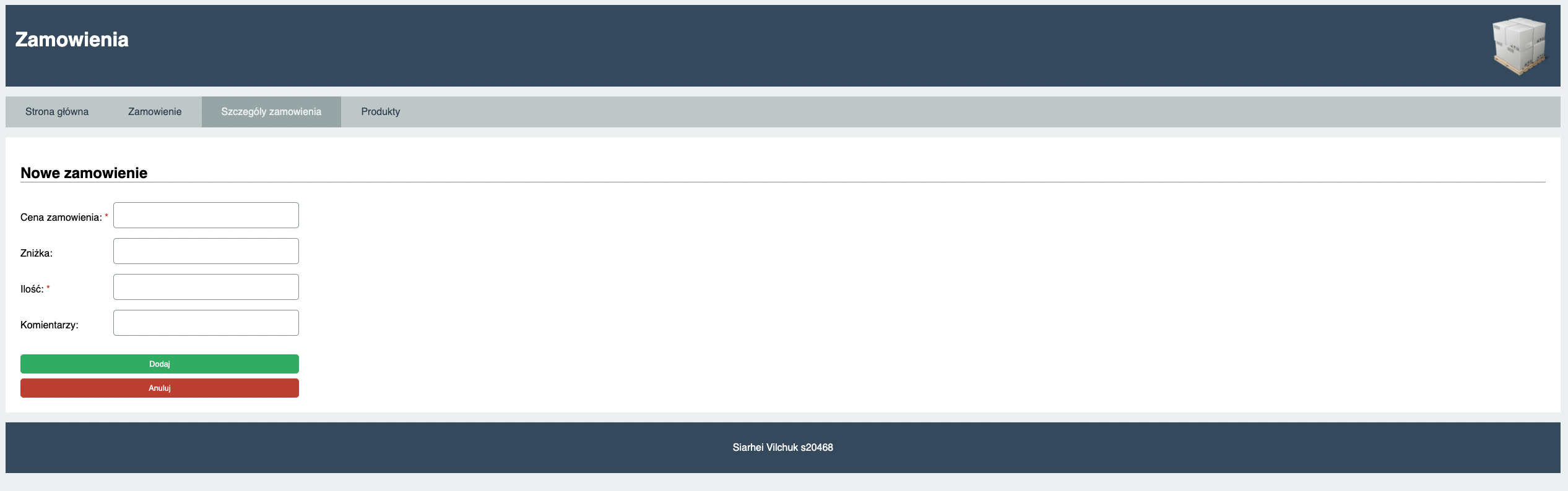 GitHub - ImerionBaker/Purchases: Project to assist in processing orders ...