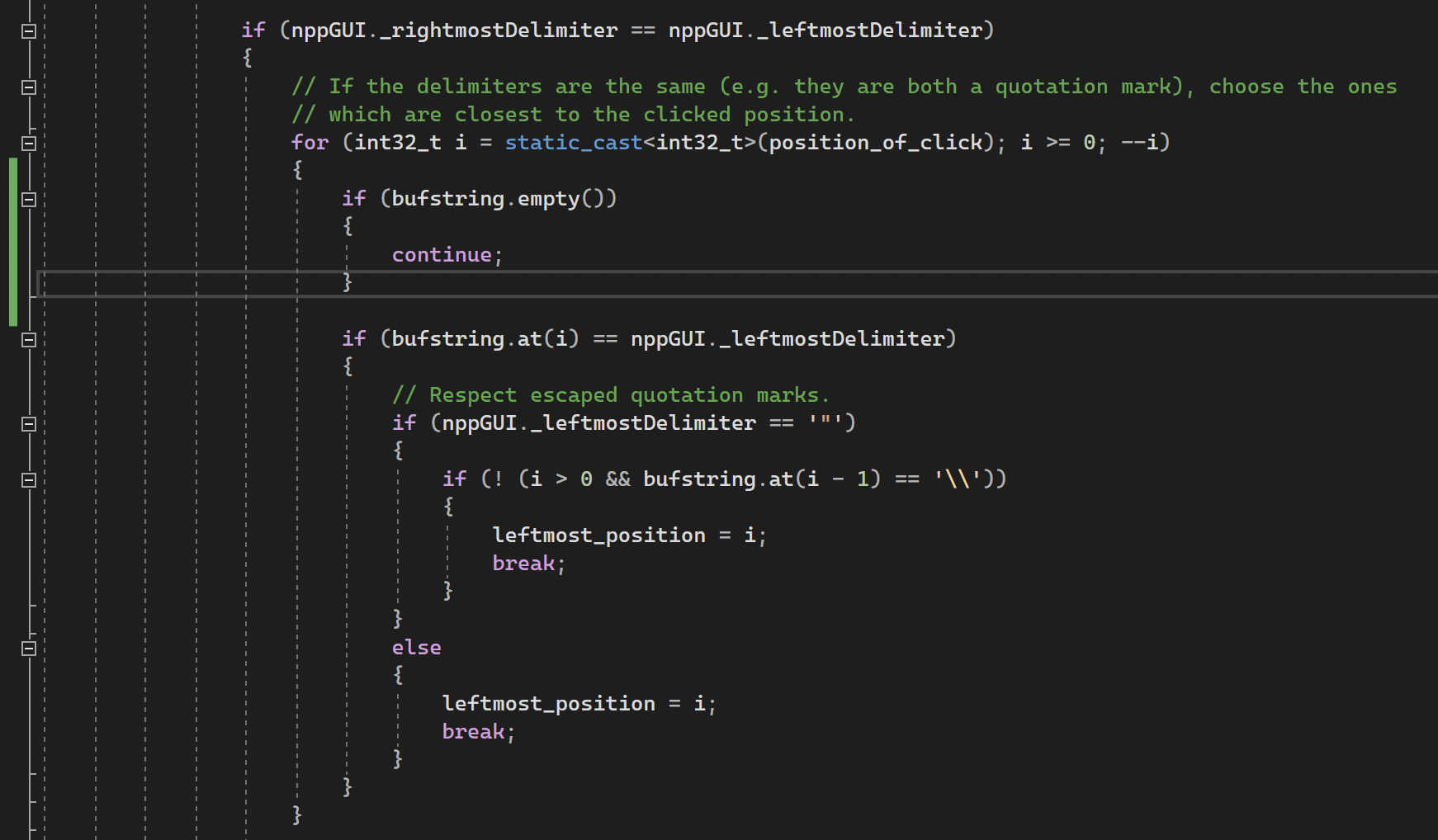 Delimiter selection crashes program · Issue #12384 · notepad-plus-plus ...