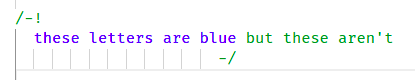Peculiar semantic highlighting in module doc comments · Issue #1353 ...