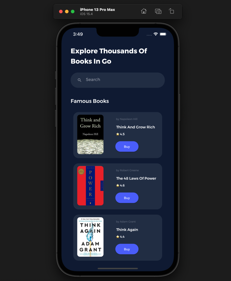 GitHub - ItsA7/bookstore-ui: Flutter UI of bookstore app