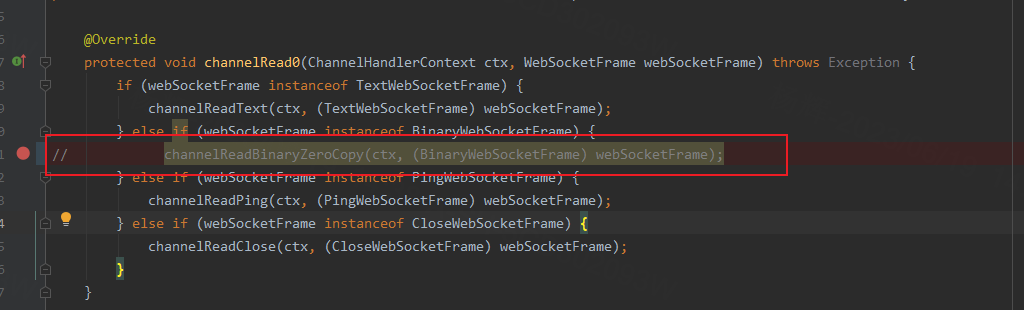 I use websocket to receive binary inputstream in netty, I want to ...