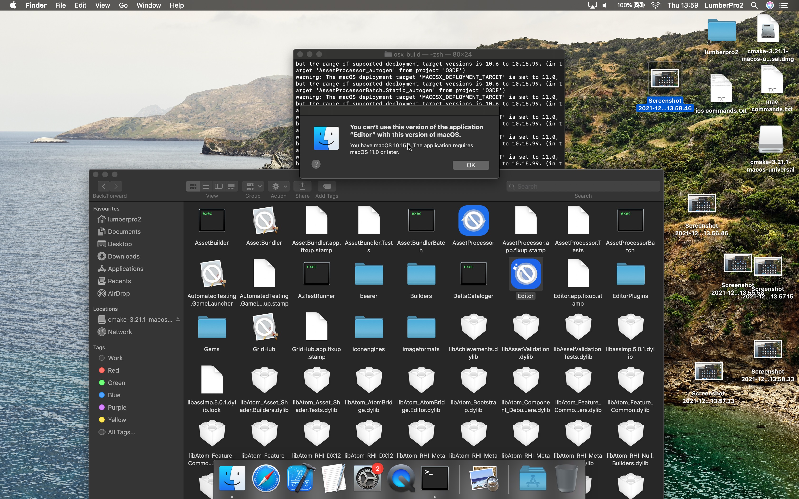 [MacOS] Cmake fails to build on a machine with MacOS Catalina 10.15.5 ...