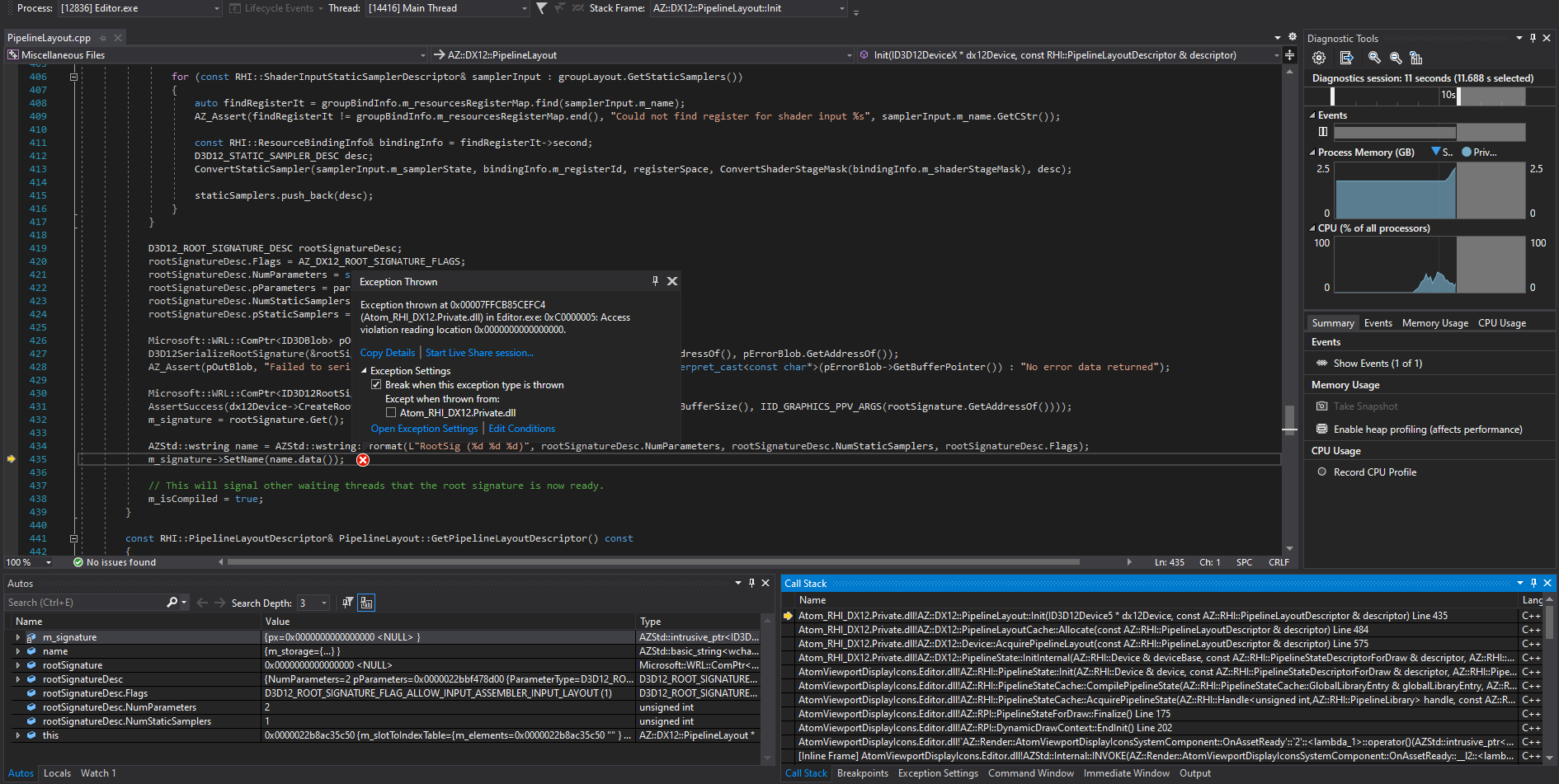 Editor either crashes or freezes upon opening a level · Issue #7425 ...