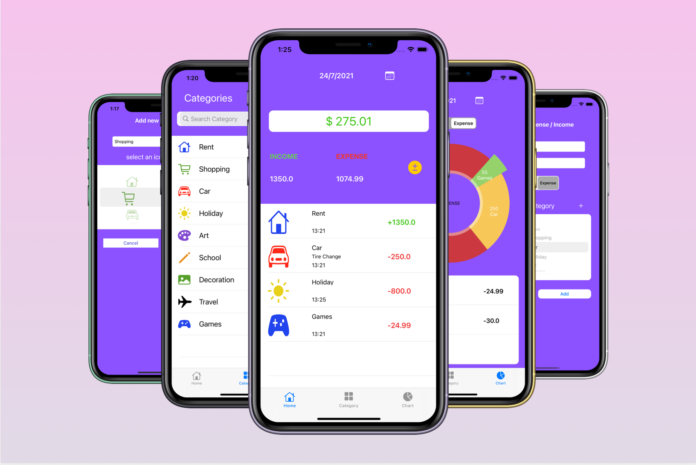 GitHub - gokturkYandim98/IOSExpenseTracker: IOS Practice application
