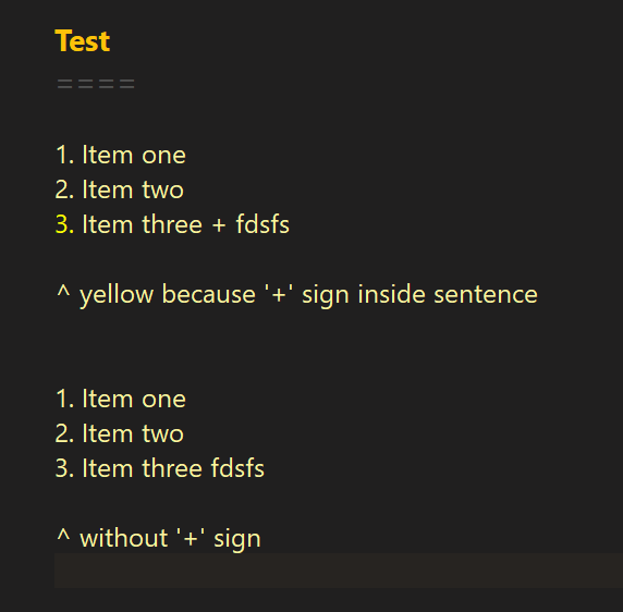 Markdown highlight issue for numbered list · Issue 1573 · pbek/QOwnNotes · GitHub
