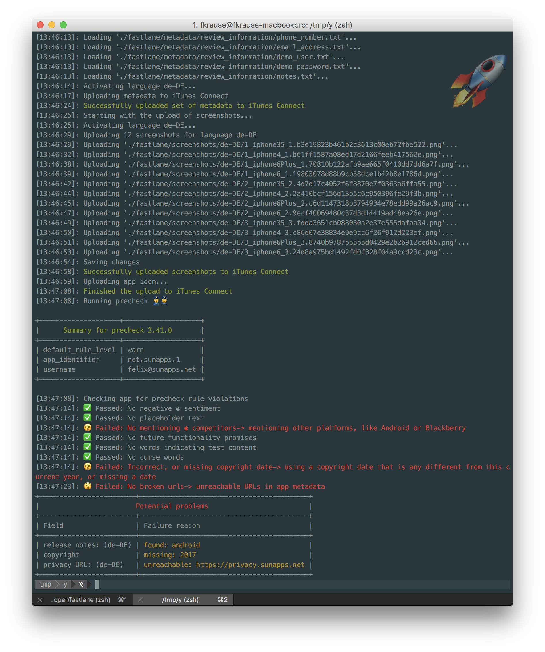 precheck unclear error message · Issue #10036 · fastlane/fastlane · GitHub