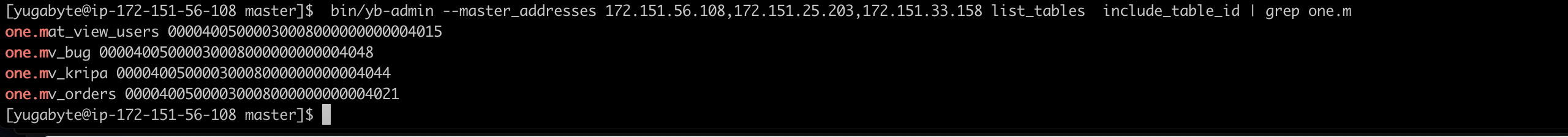 [YSQL] Materialized views are disappearing from the yb_admin tables ...