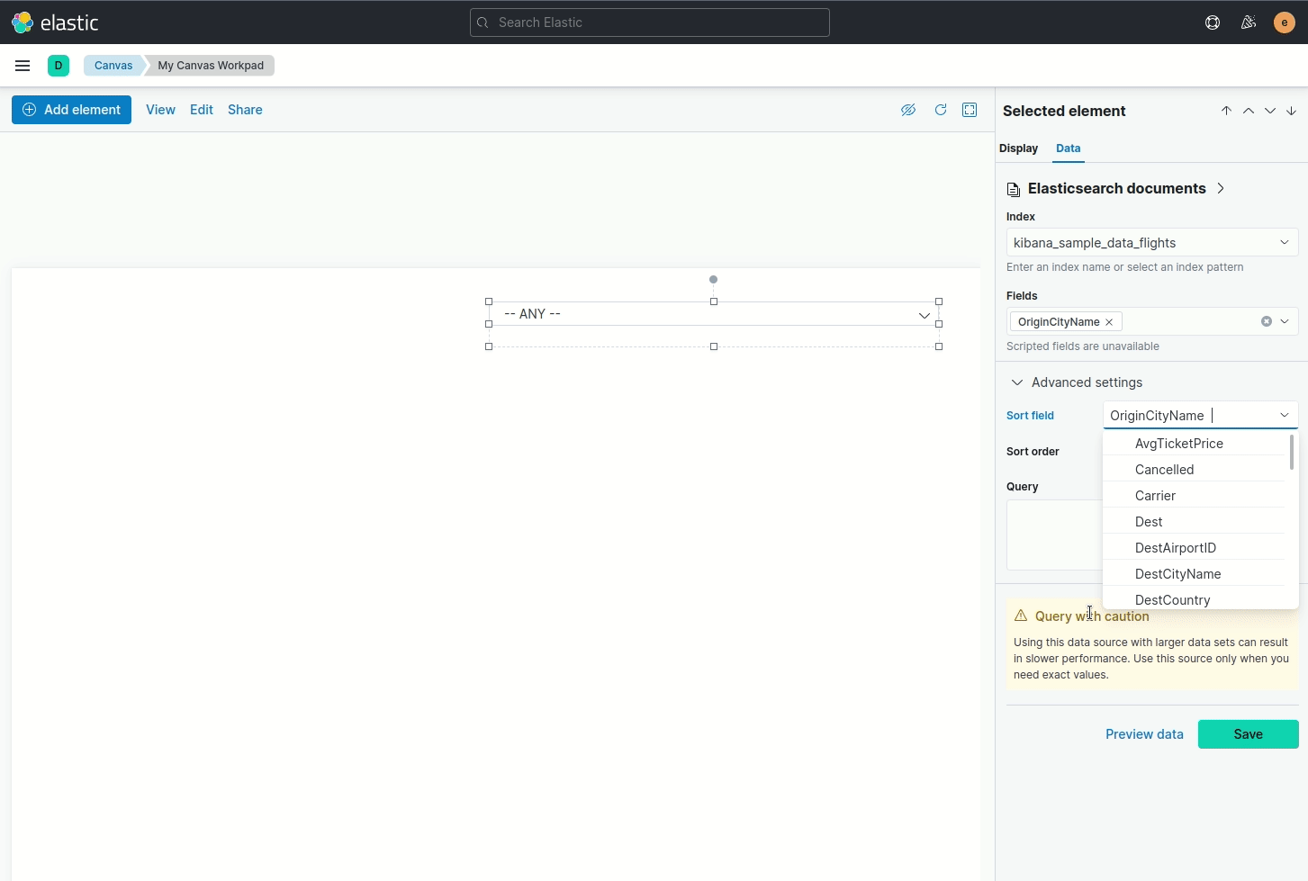 [Canvas] Filter not saving the selected Sort field option · Issue ...