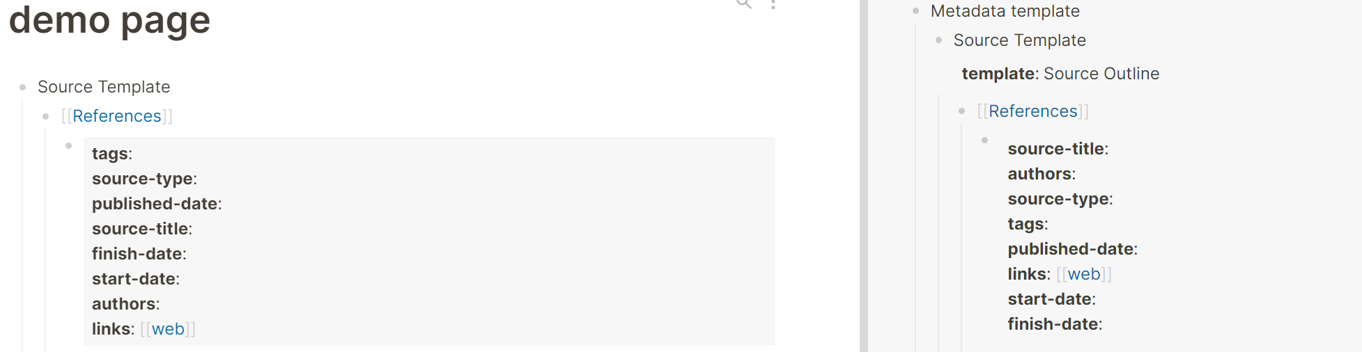 Order in block properties is not preserved when embed elsewhere or used ...
