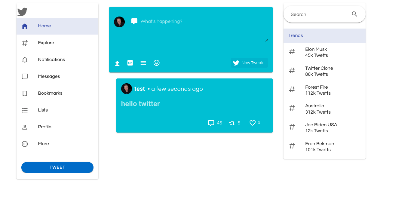 GitHub - ErenBekman/Twitter-Clone: Twitter Clone