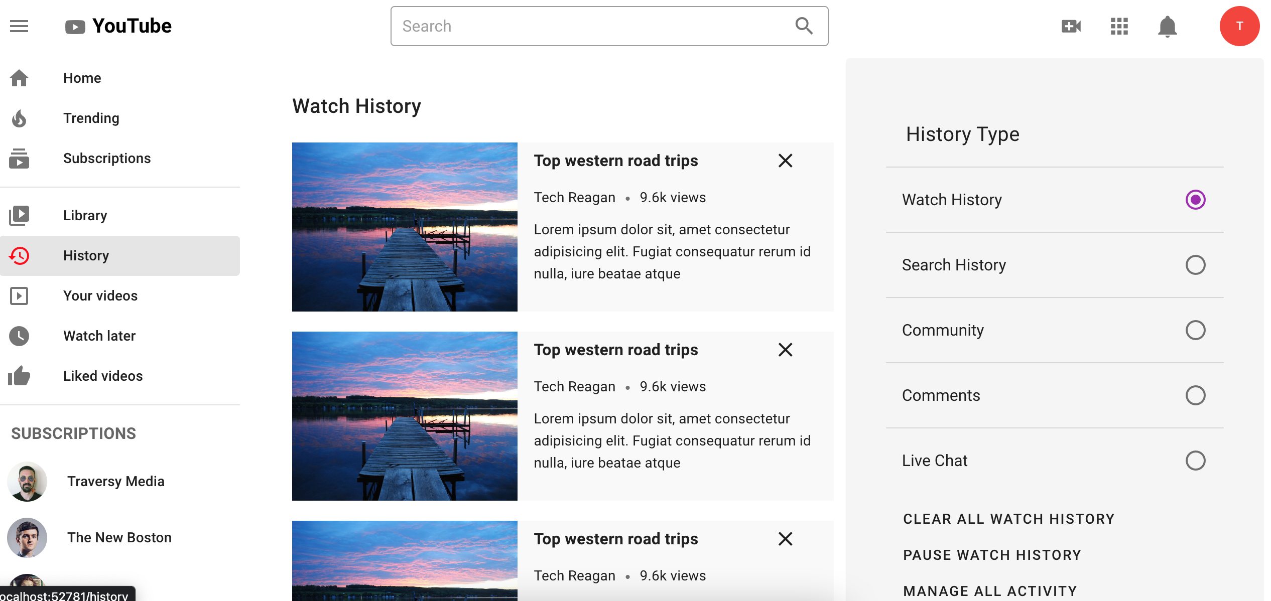 Github Erenbekman Clone Youtube Clone