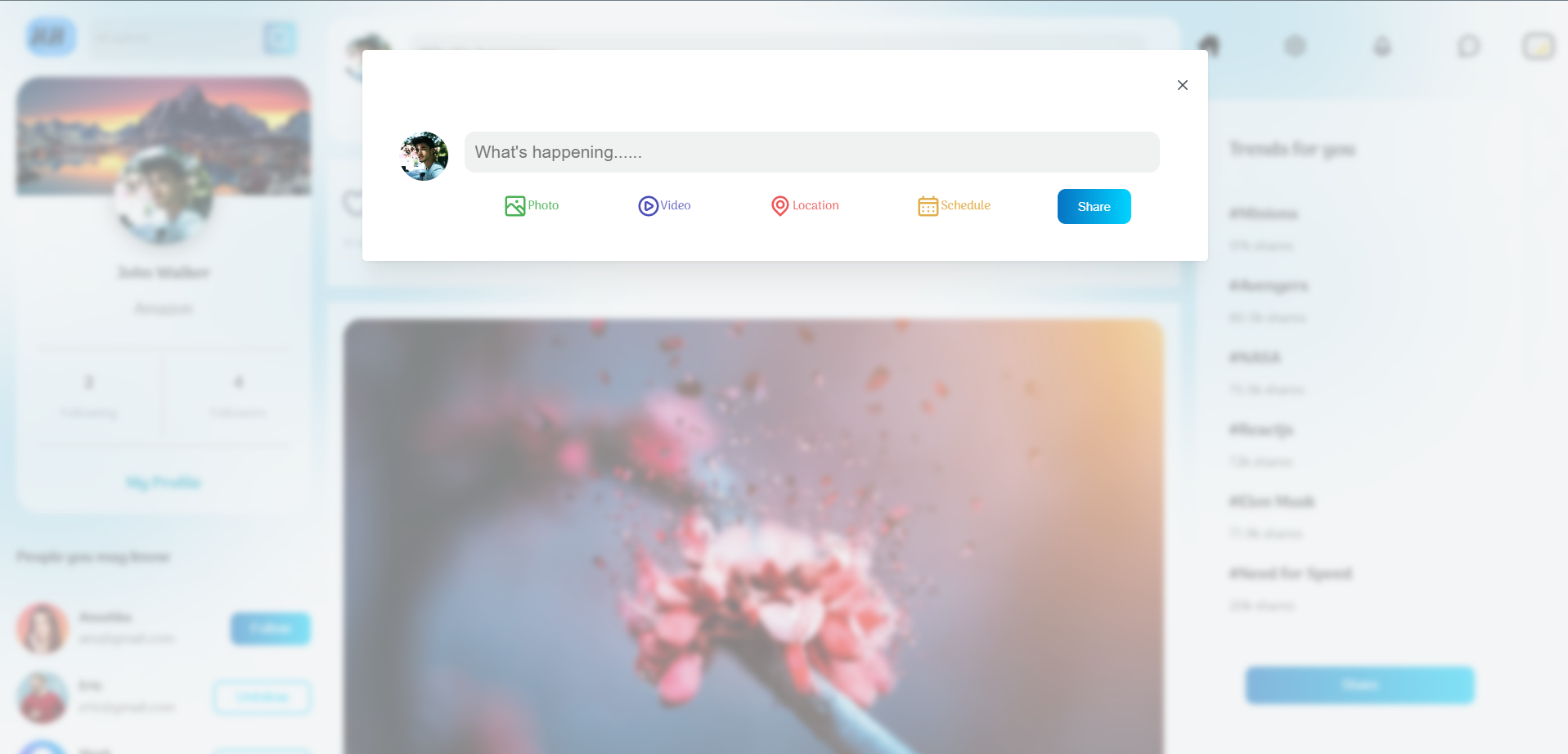 GitHub - ShreyaChakraborty18/Social-Media-App