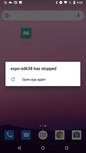 [SDK 38] Android Release crash at startup · Issue #8988 · expo/expo ...