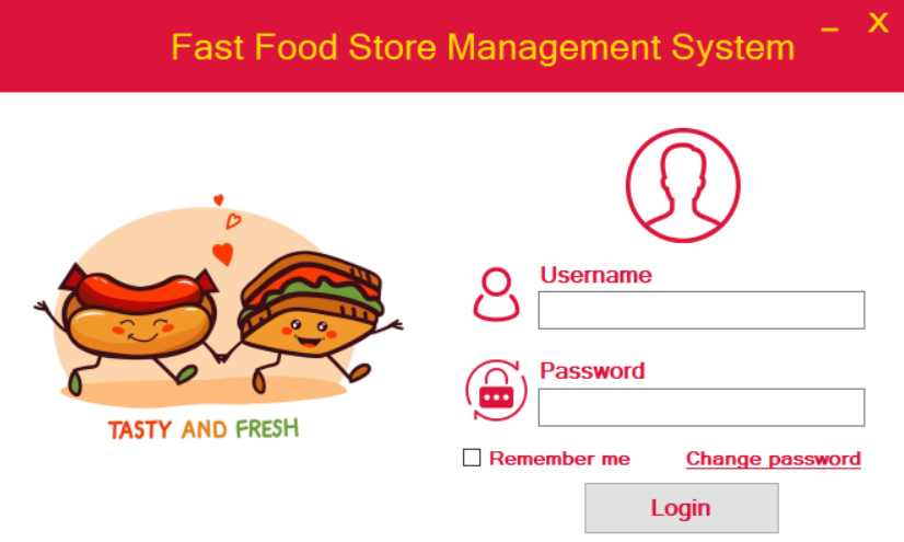 GitHub - squishythanktu/FastFoodManagement: Fast food store management ...