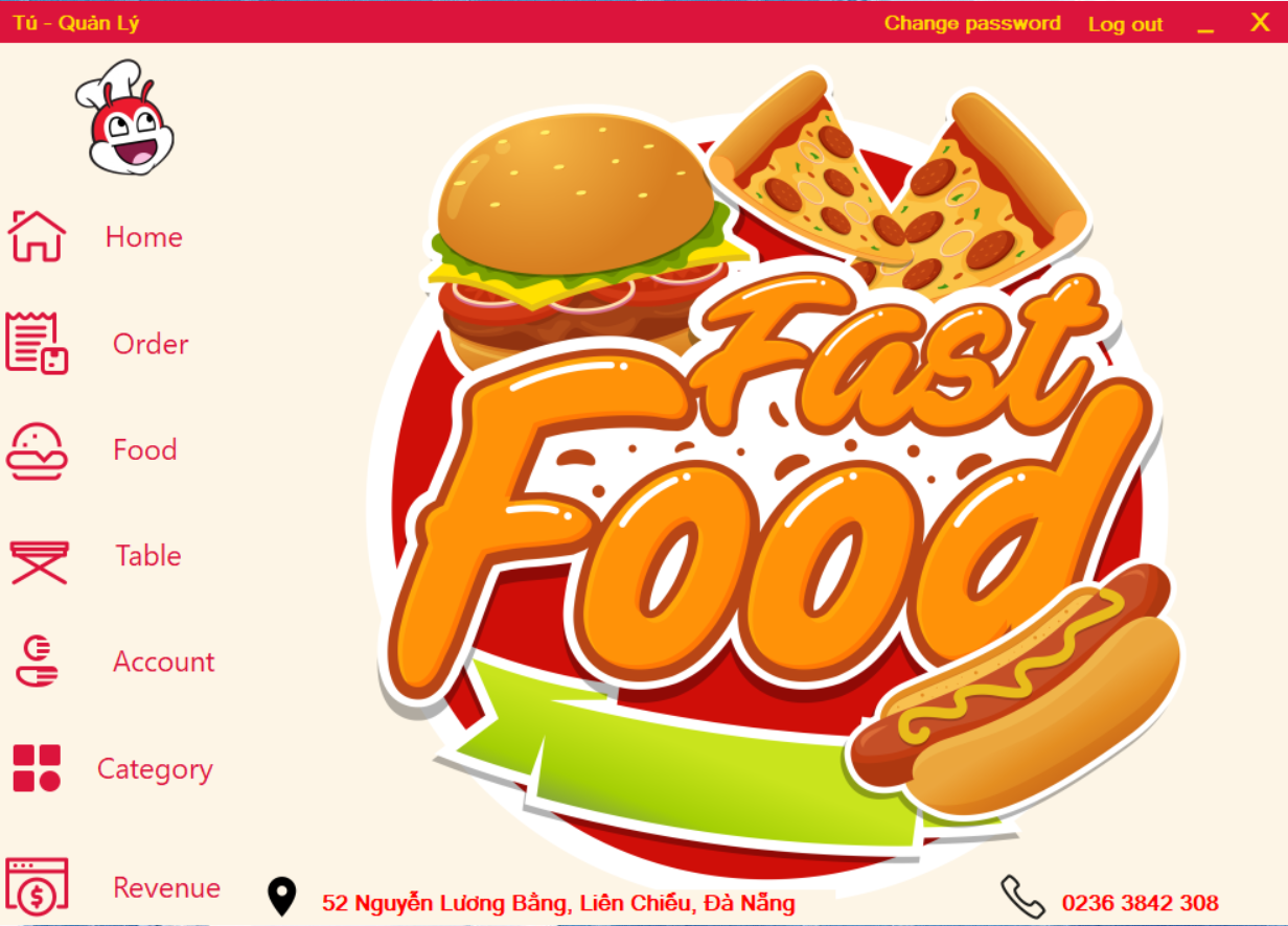 GitHub - squishythanktu/FastFoodManagement: Fast food store management ...