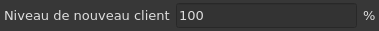 Niveau de nouveau client