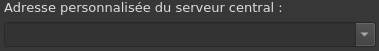 Adresse du serveur central