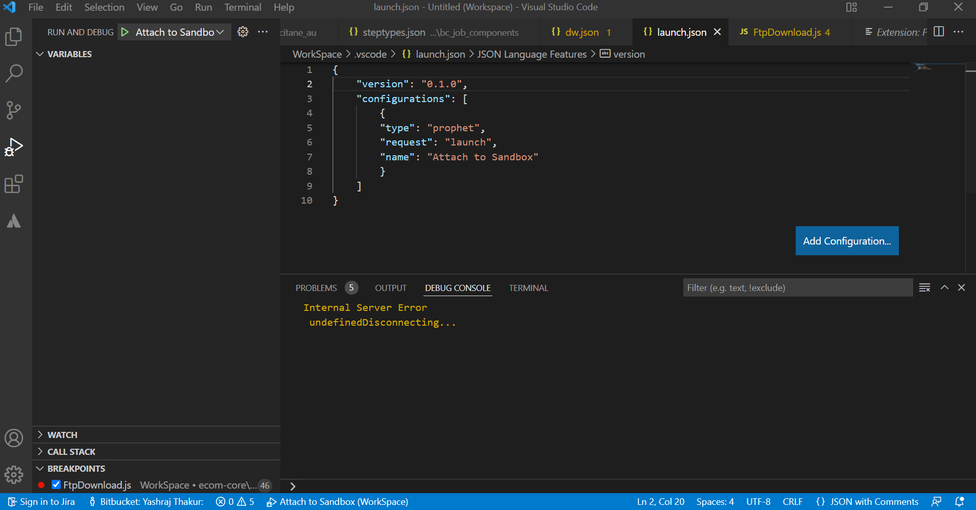 Debugger not starts up (with no errors or messages) · Issue #206 ...