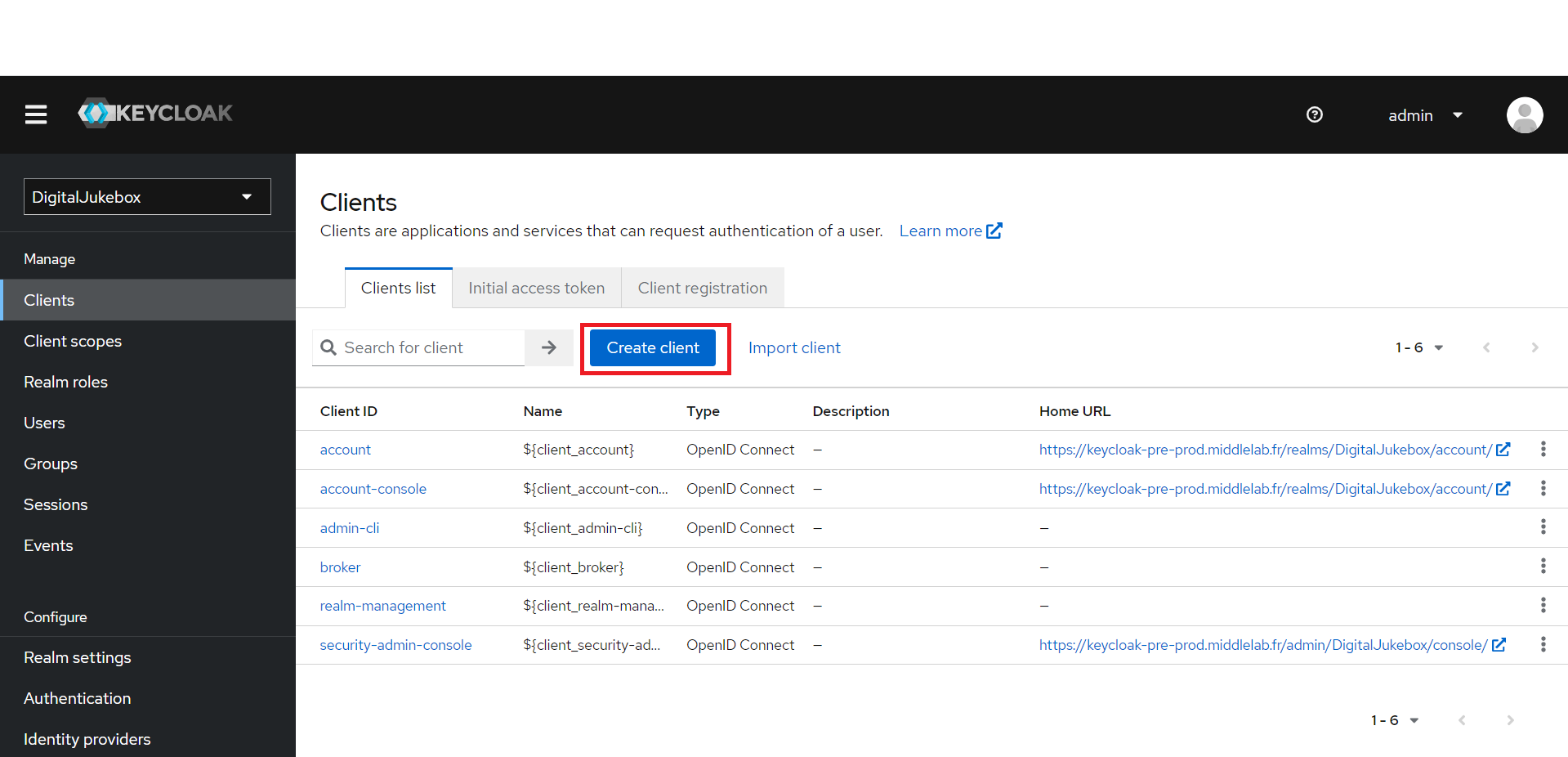 GitHub NRichet/tos_keycloak Configuration de l'audience sur Keycloak