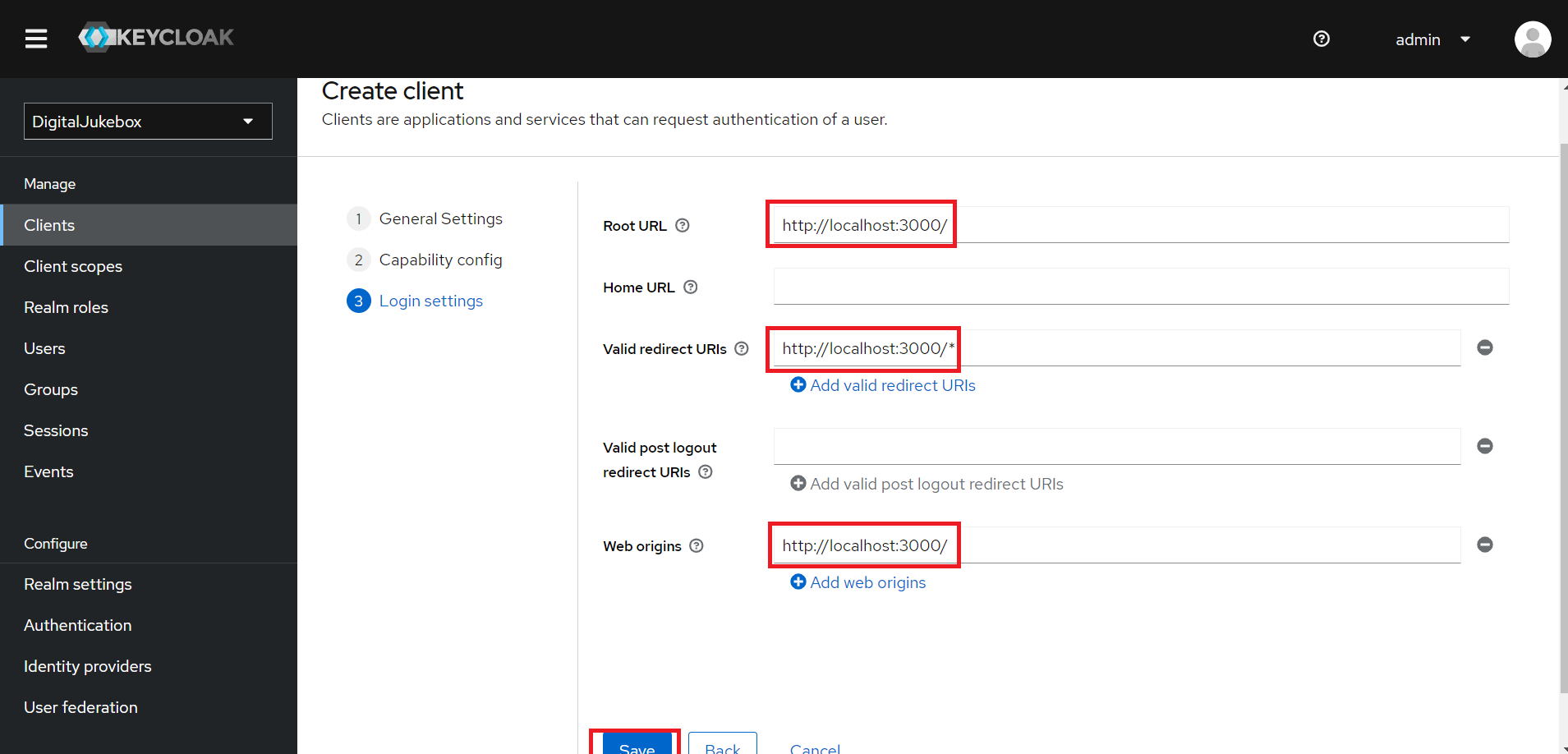GitHub NRichet/tos_keycloak Configuration de l'audience sur Keycloak