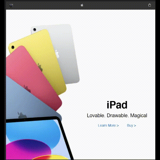 GitHub - menonparik/apple-landing-clone: Clone of Apple's landing page ...
