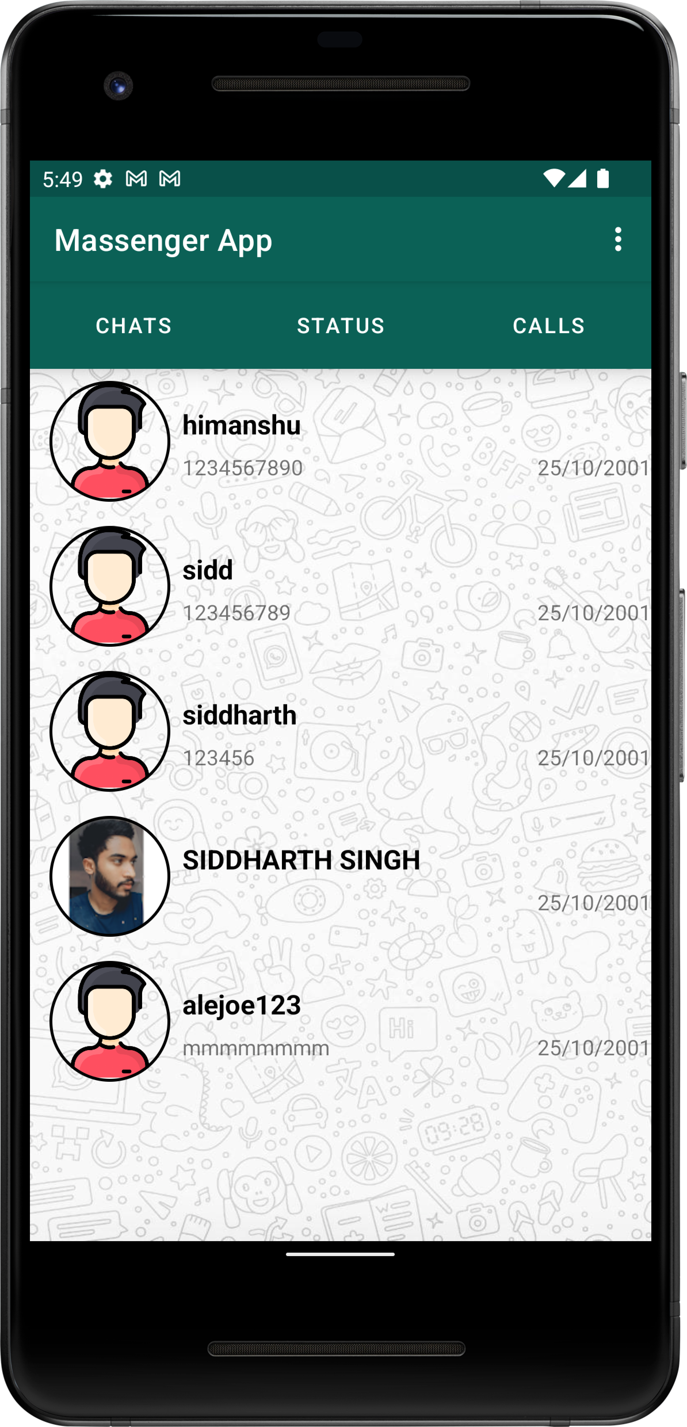 GitHub - siddharthsingh025/Messenger: #Summary - Firebase ...