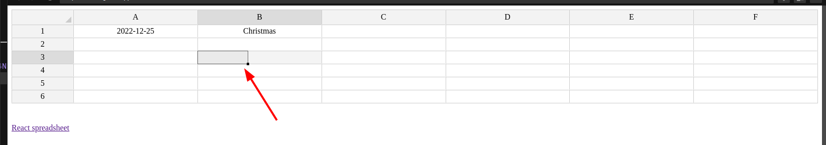 selected cell with wrong width · Issue #210 · jspreadsheet/pro · GitHub