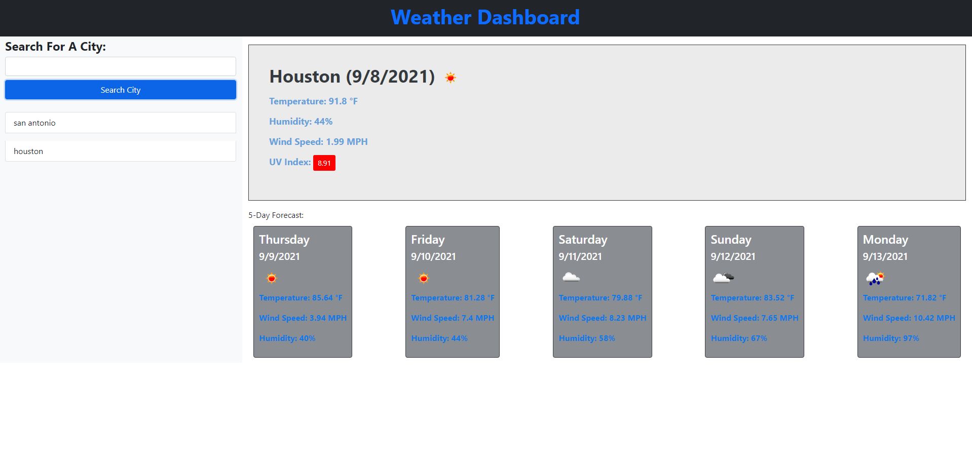 GitHub - andrew18929/weather-dashboard
