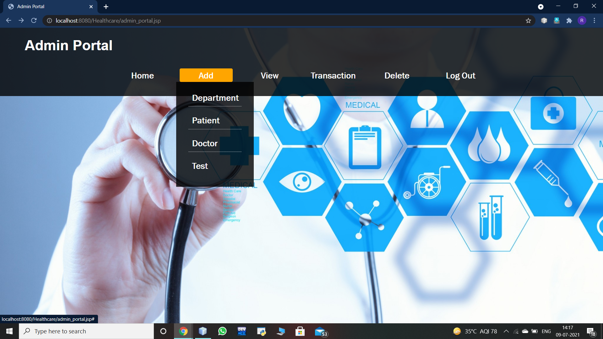 GitHub - RiyaNankani/E-Healthcare-Management-System: This web ...
