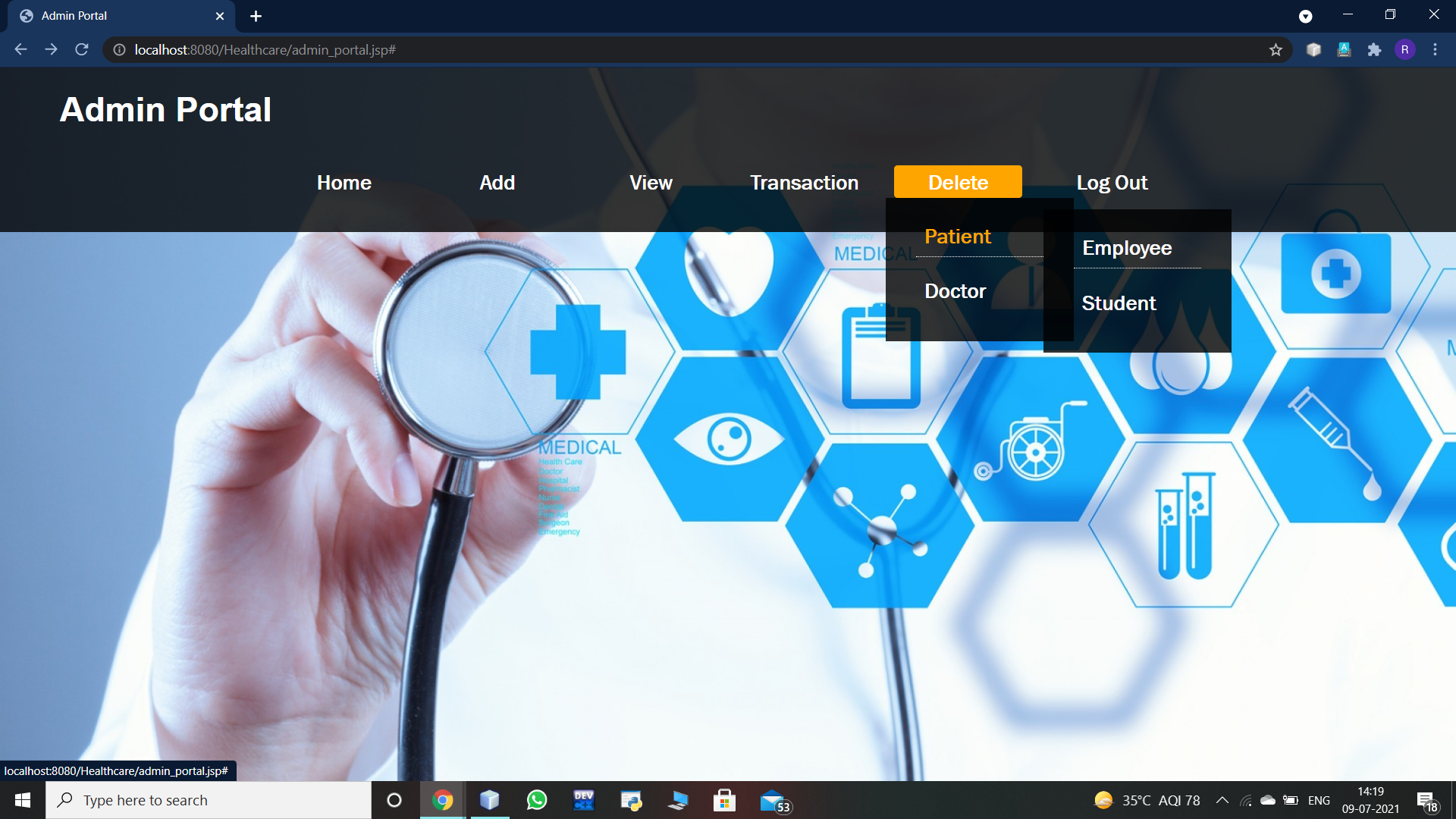 GitHub - RiyaNankani/E-Healthcare-Management-System: This web ...