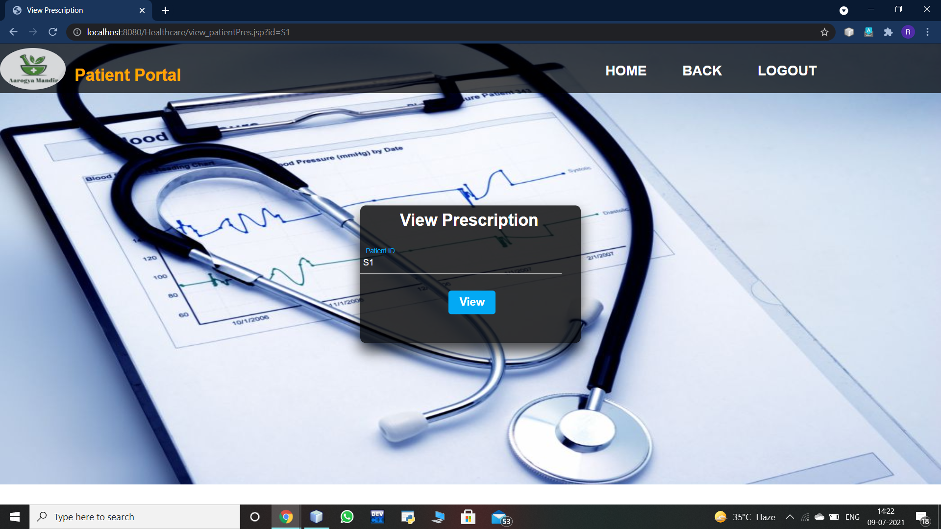 GitHub - RiyaNankani/E-Healthcare-Management-System: This web ...
