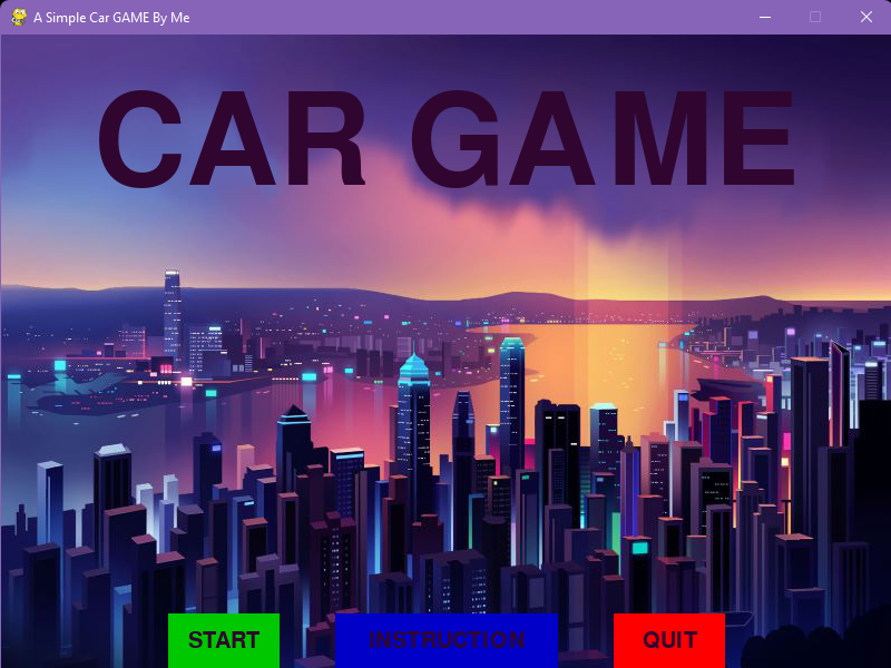 GitHub - trish145/Car-Game-With-PyGame