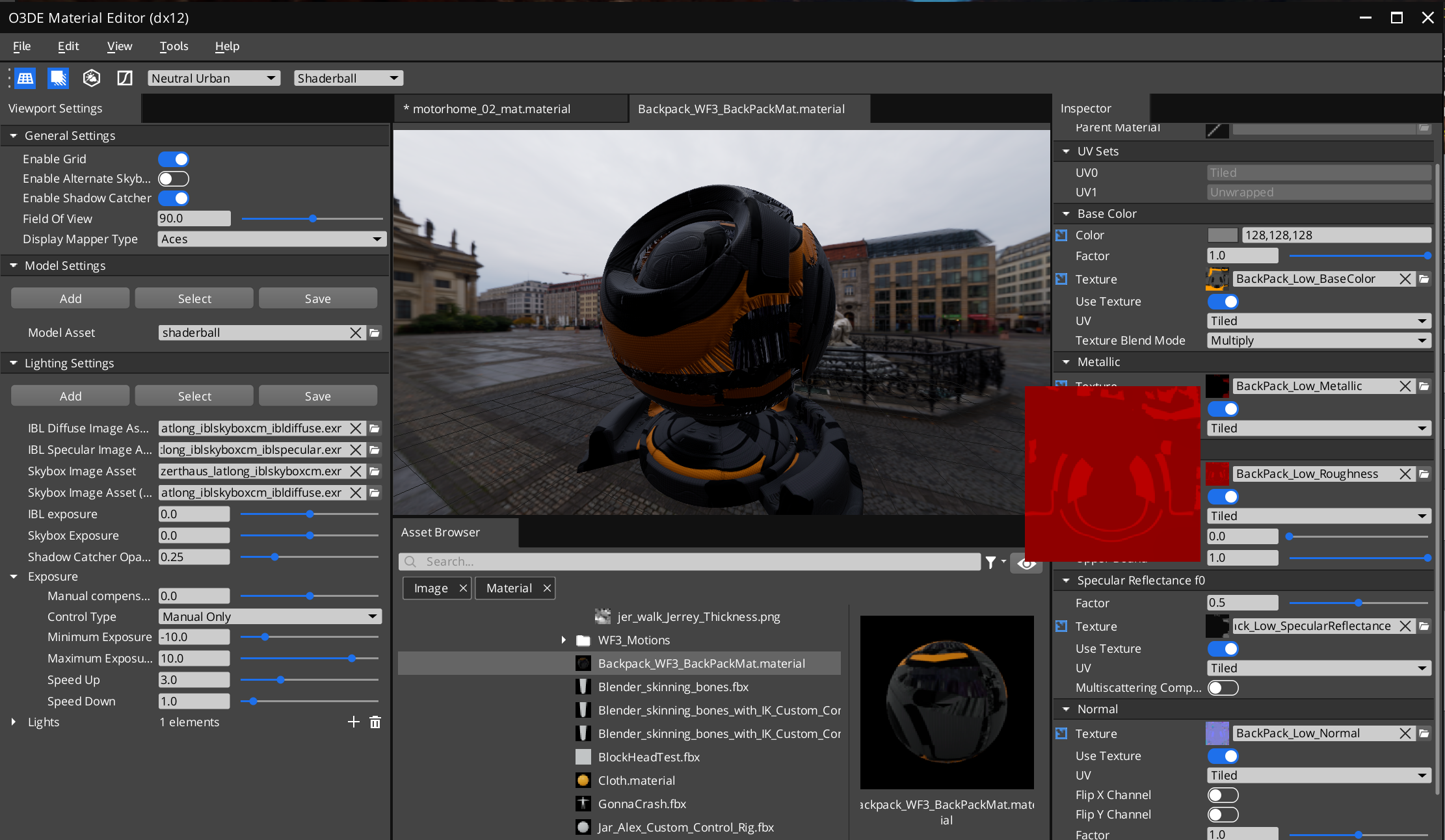 Feature Request - Texture thumbnails in the Material Editor preview as ...