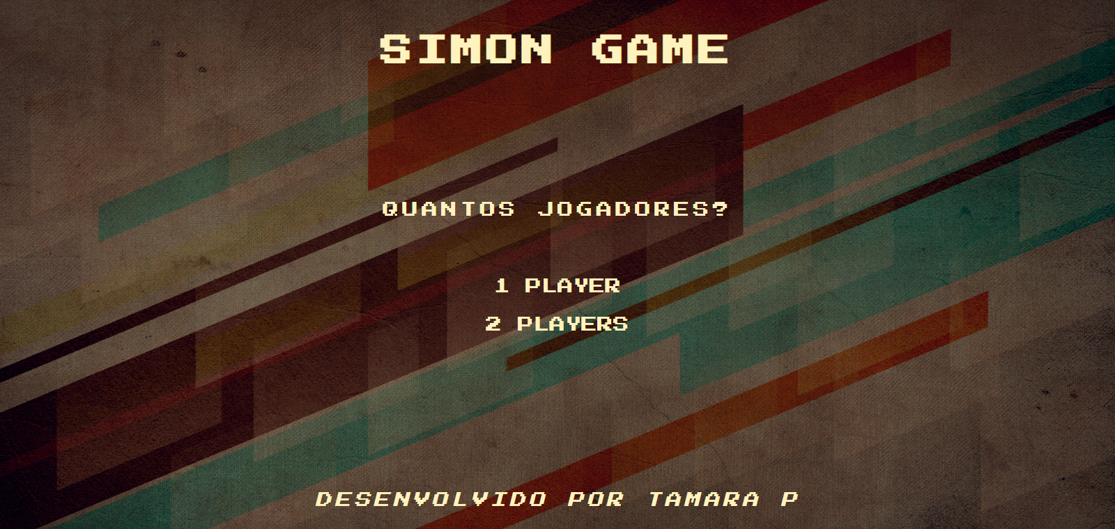 GitHub - TamaraP2/Simon-Game: Jogo multiplayer desenvolvido com jQuery ...