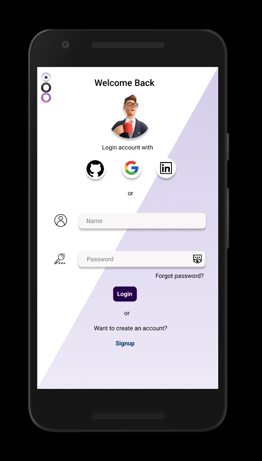 Login Screen -m- light mode